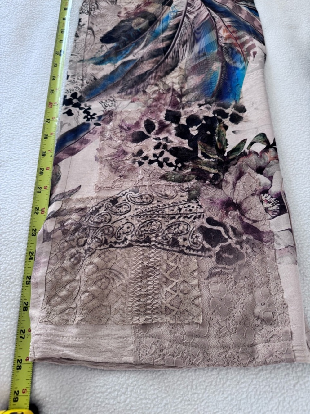 NWT Origami Apparel ~ Lace and Crochet inspired pants size S Elastic Waist - Picture 9 of 11